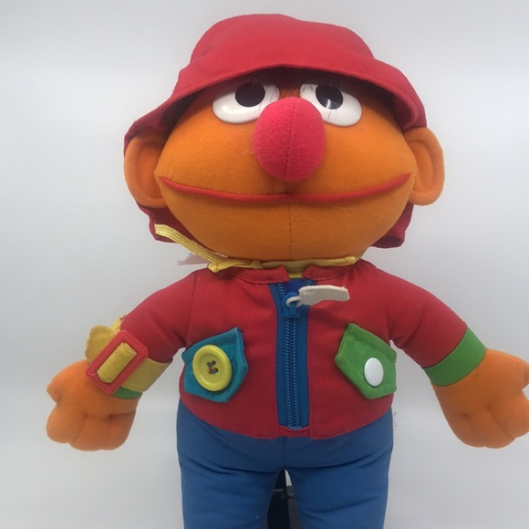 Vintage 1990 Playschool Ernie Plush Sesame Street - Picture 2 of 10